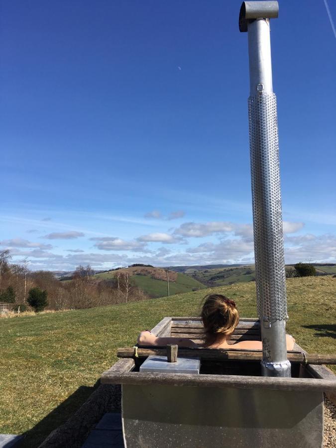 Belan Bluebell Woods Shepherds Hut Llanidloes Exterior foto