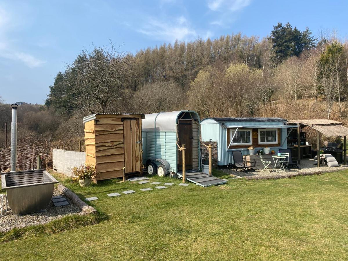 Belan Bluebell Woods Shepherds Hut Llanidloes Exterior foto